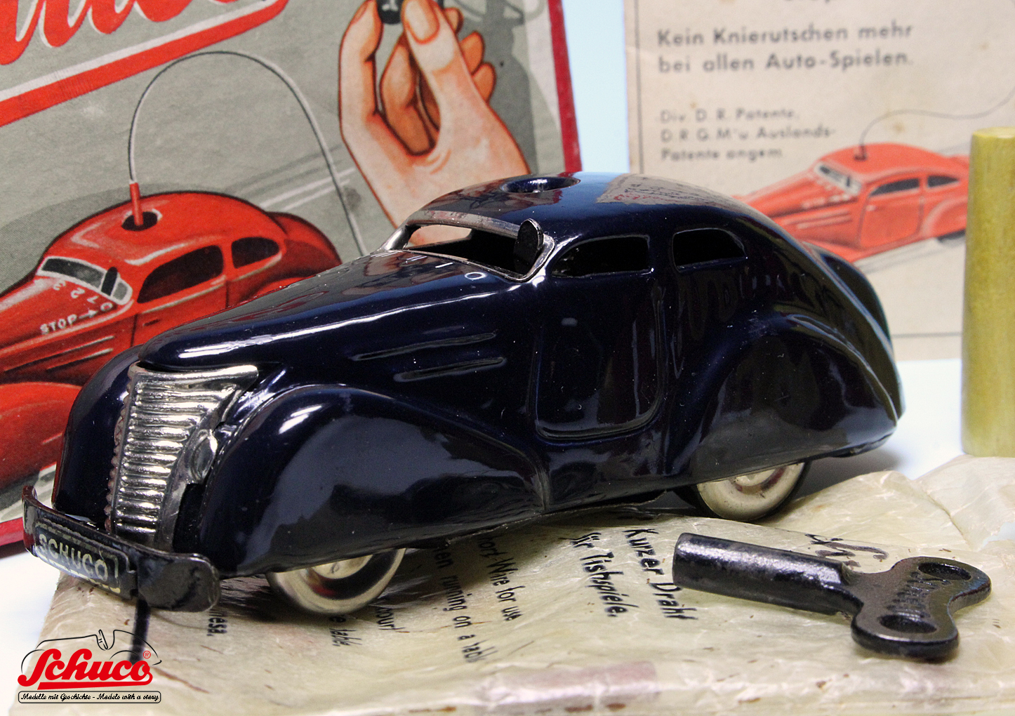 Fernlenk-Auto 3000, Models with a story, Classic Tin Toys, Schuco