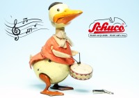 Walt Disney Donald Duck mit Trommel Tanzfigur 497/1